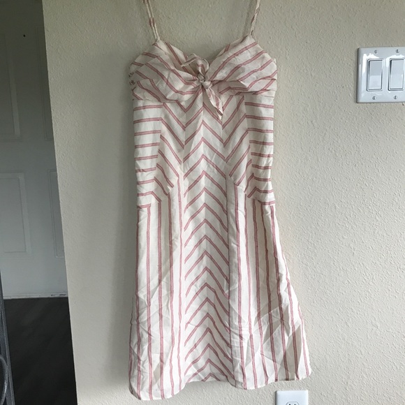 NAVE  red and white striped sundress - Picture 2 of 4